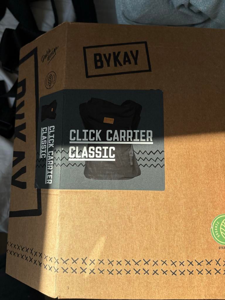 ByKay Click Carrier Classic Draagzak - Zwart, Zo goed als nieuw, Buik, Rug of Zij, Draagzak, Ophalen