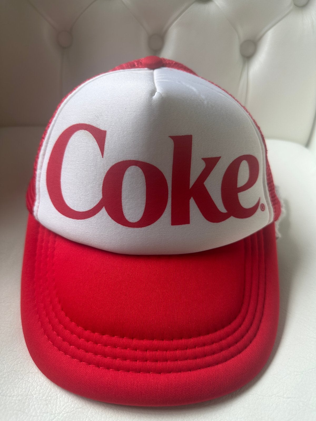 Coke Trucker Cap - Rood/Wit, Ophalen of Verzenden, Zo goed als nieuw, One size fits all, Pet