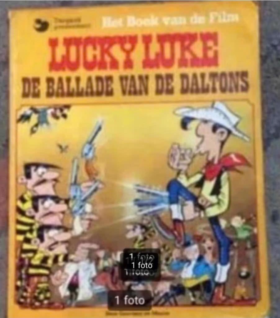 Lucky Luke het boek van de film de ballade van de Daltons, Boeken, Eén stripboek, Ophalen of Verzenden, Gelezen
