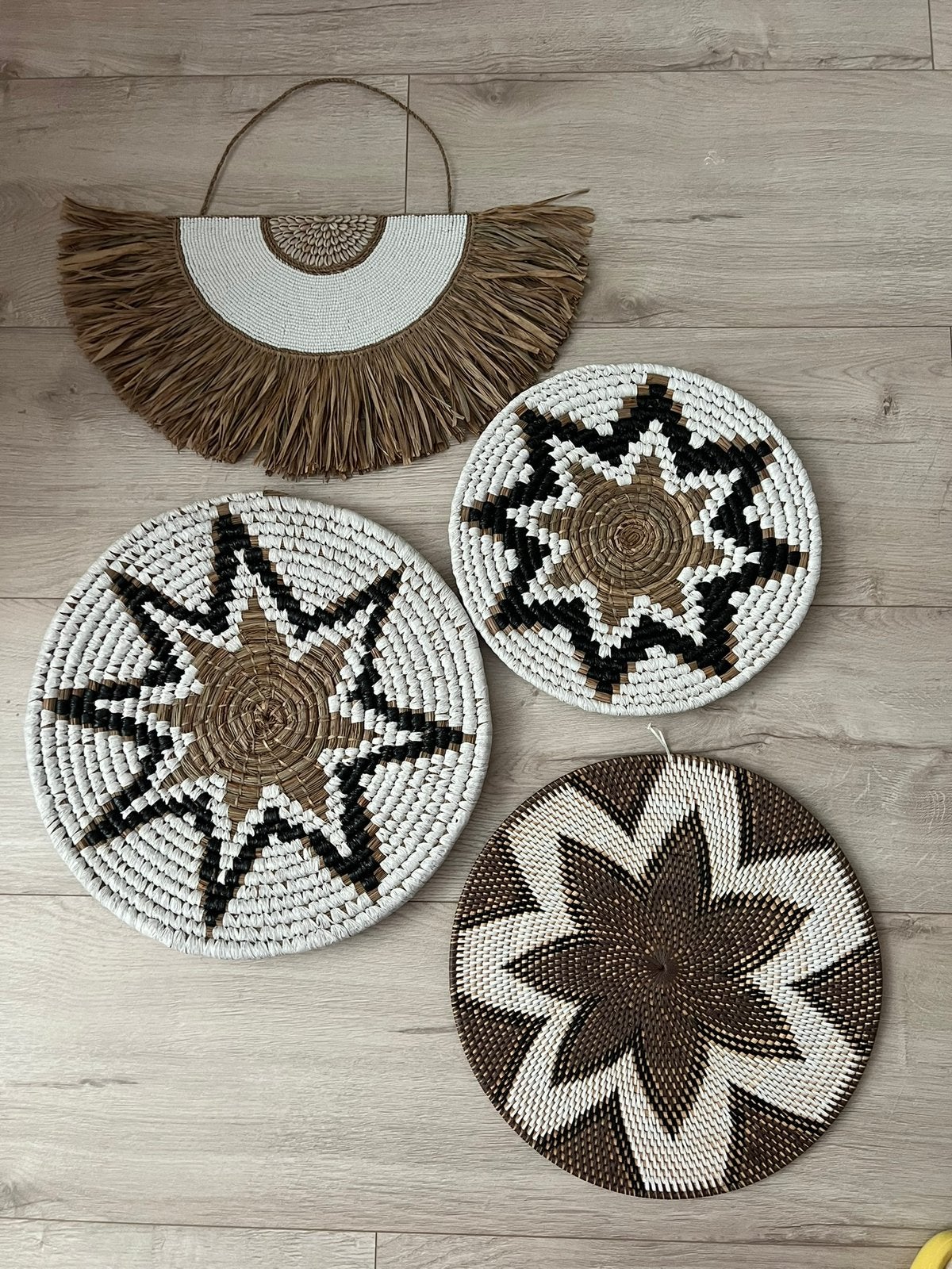 Wanddecoratie rotan boho ibiza bali stijl, Ophalen, Nieuw