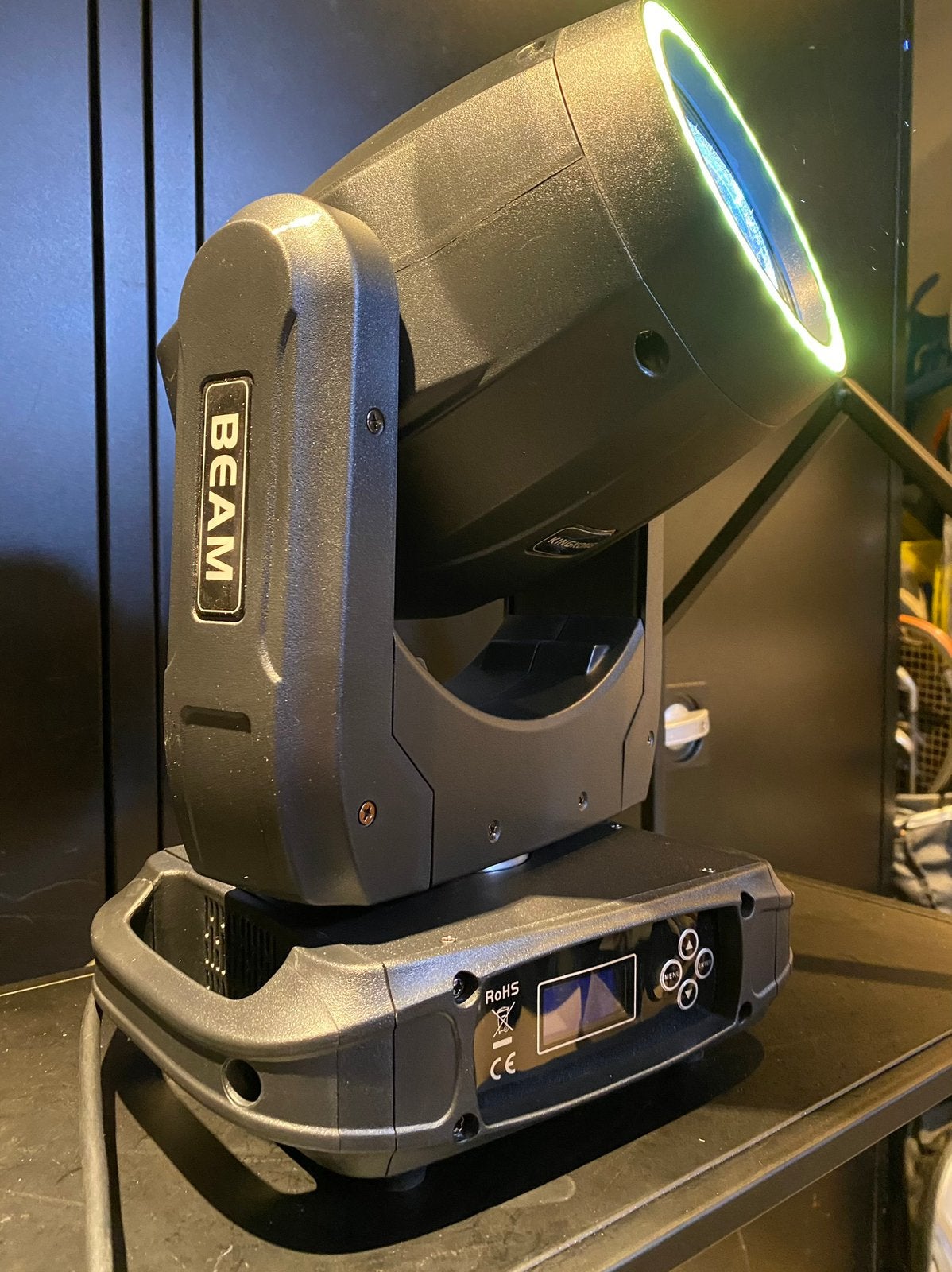 Movinghead led beam || set van 2 inc case., Ophalen of Verzenden, Nieuw, Licht, Geluidgestuurd