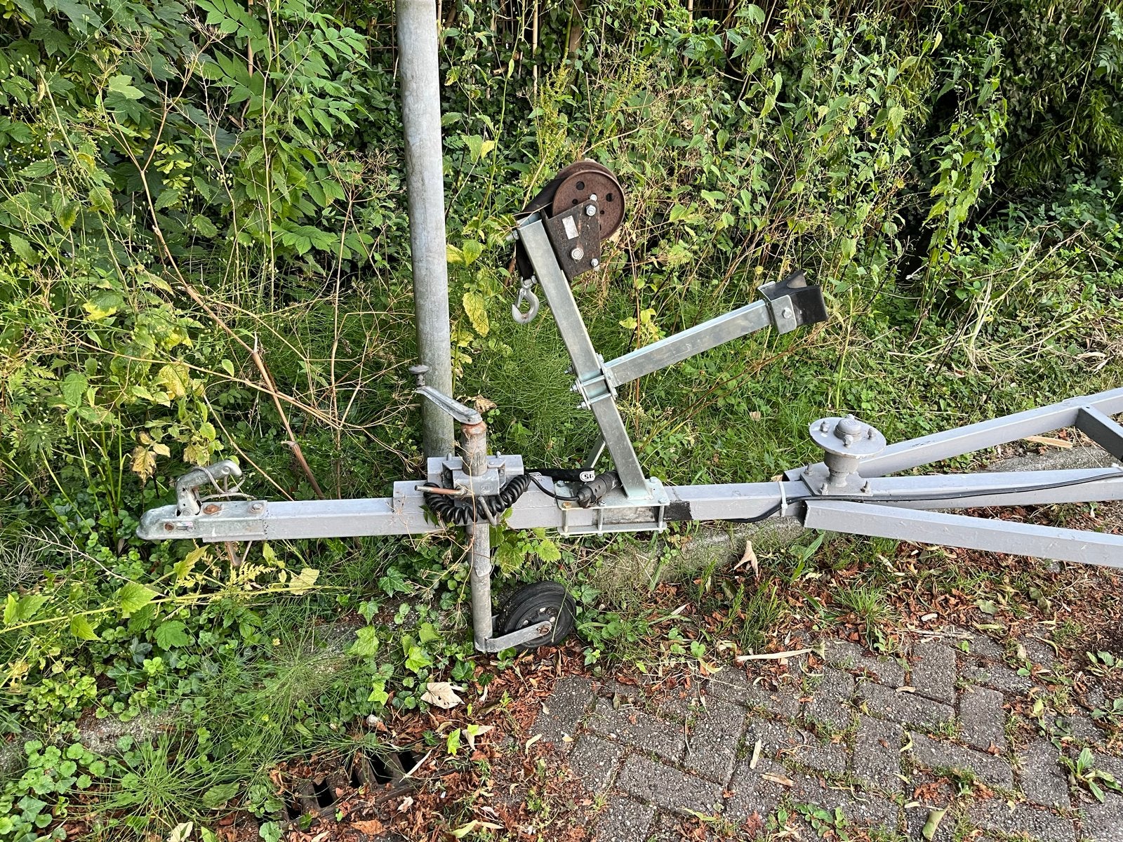 Gebruikte boottrailer met rollen, Ophalen, Minder dan 1500 kg, Gebruikt, Sloepentrailer
