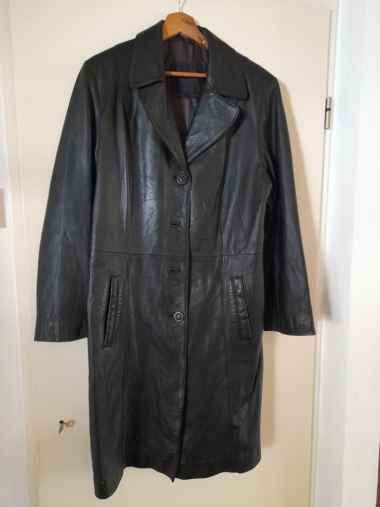 Te koop leren dames jas, Kleding | Dames, Maat 38/40 (M), Zwart, Arma, Ophalen of Verzenden