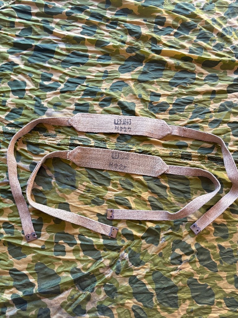 Tweede wereldoorlog Britse X strap set LEF 1943, Ophalen of Verzenden, Landmacht, Engeland, Overige typen