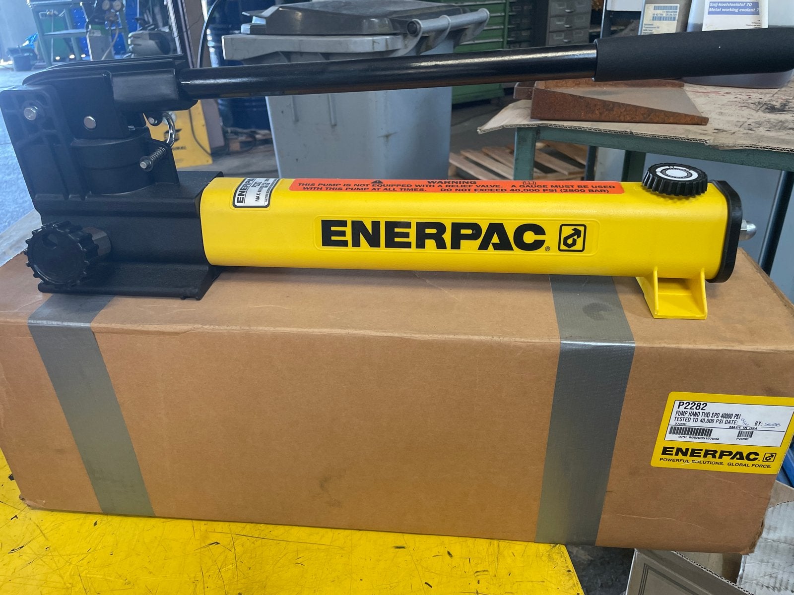 Enerpac P2282 Handpomp 40.000 PSI - Nieuw in doos, Ophalen, Nieuw