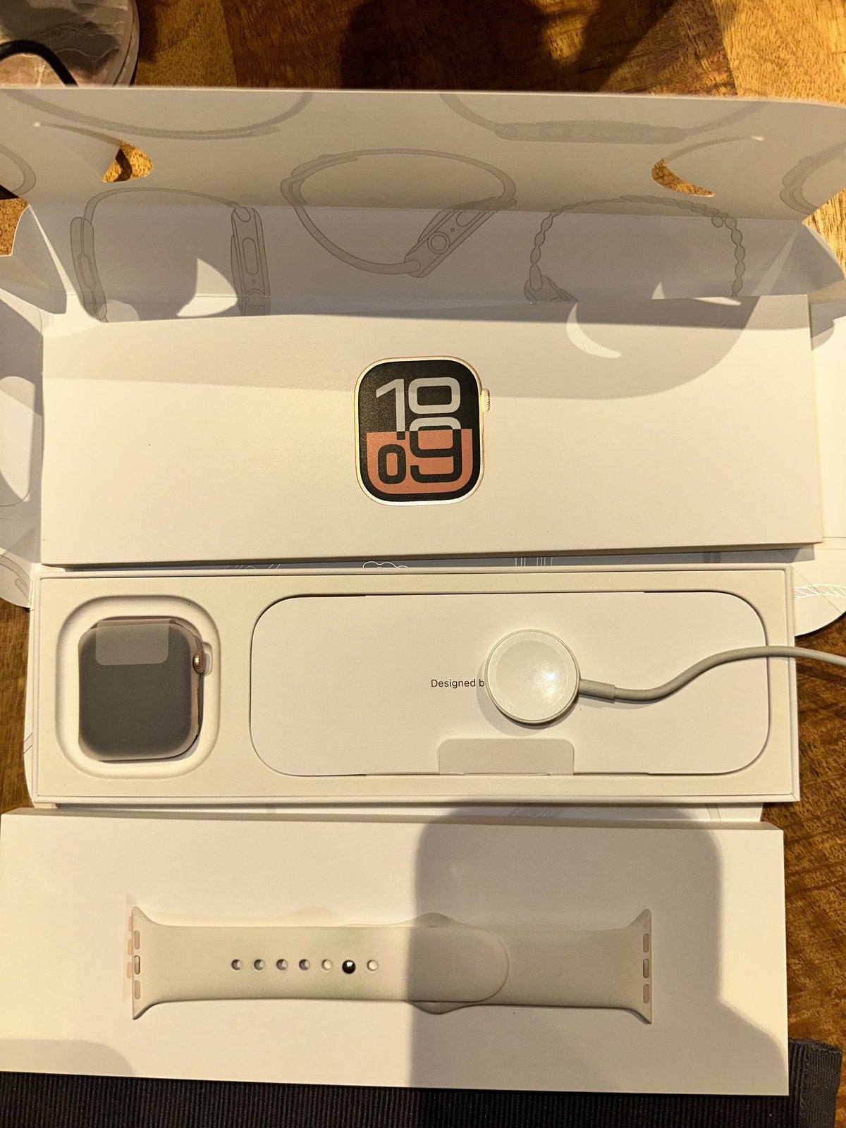 Apple watch series 10 42mm rose gold, Ophalen of Verzenden, Nieuw, Roze, IOS