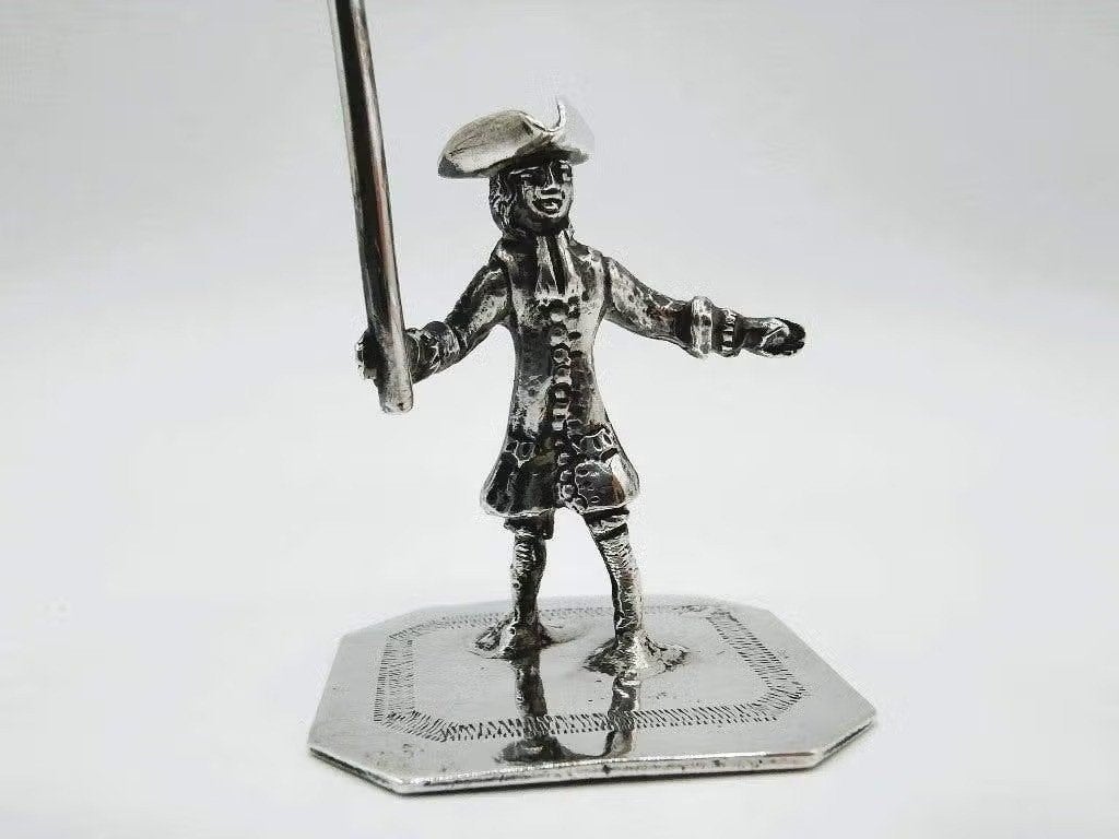 Zilveren miniatuur, F. van Strant II, Amsterdam, ca. 1740, Antiek en Kunst, Verzenden, Zilver