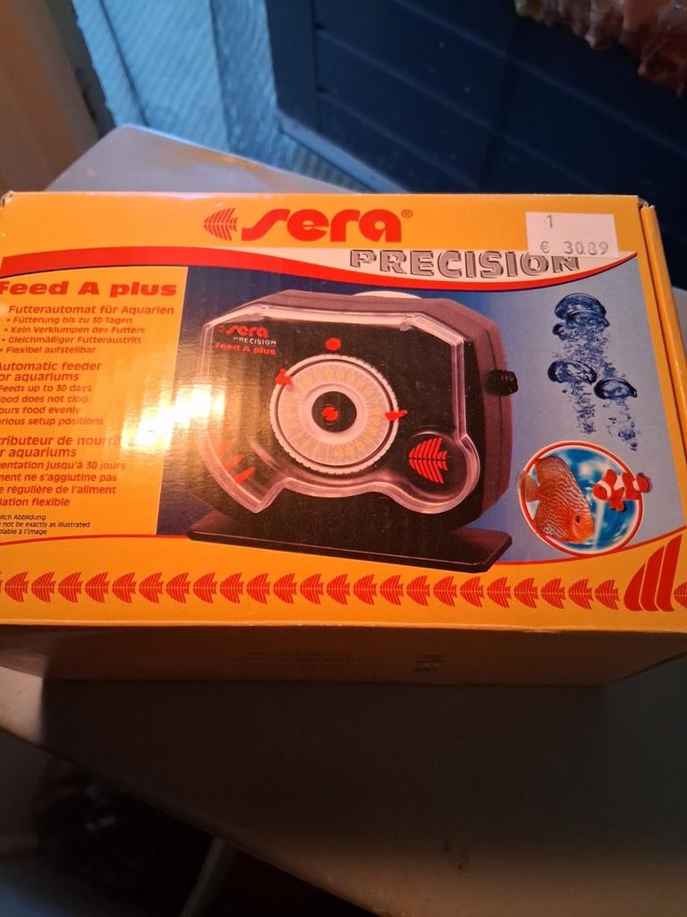 Sera voer tijdklok., Ophalen of Verzenden, Overige typen