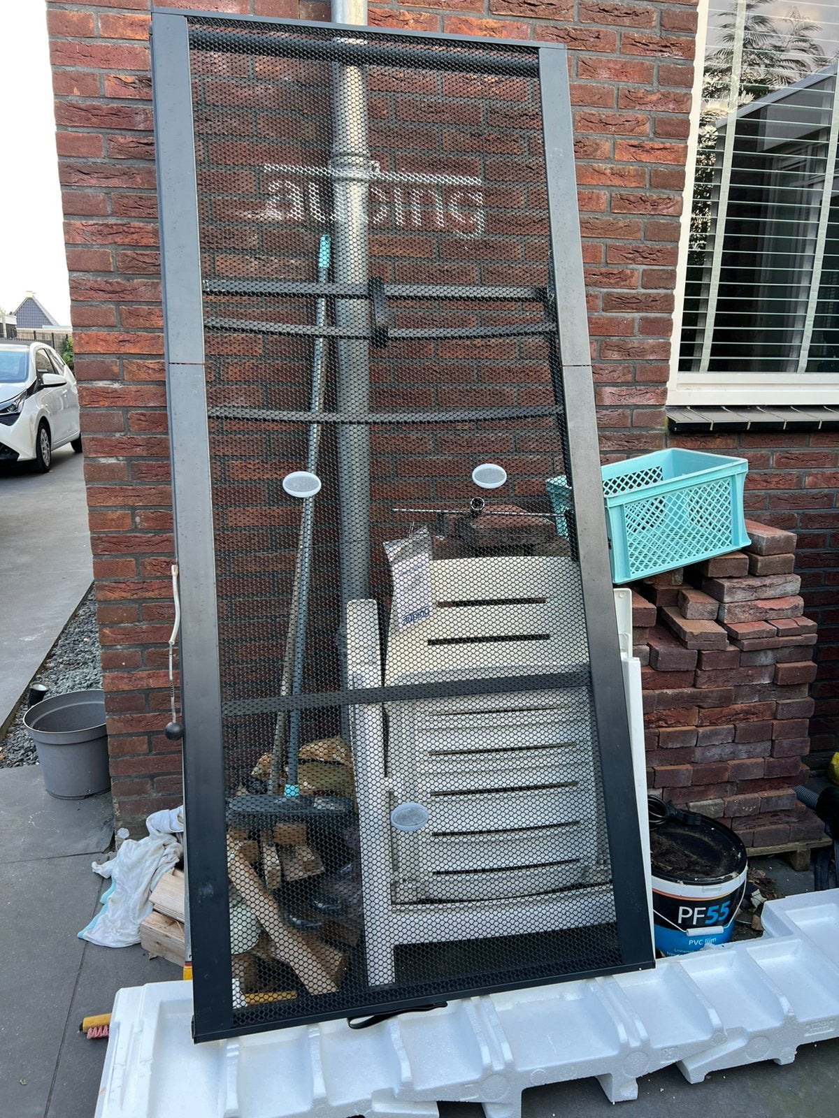 Auping spiraalbodems/  half automatisch  /   (2x) 90x200 cm, Gebruikt, 90 cm, Eenpersoons, Ophalen of Verzenden