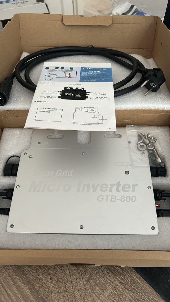 Solar Grid Micro Inverter GTB-800 – 800W - 3 stuks, Doe-het-zelf en Verbouw, Ophalen of Verzenden, Nieuw, Overige typen