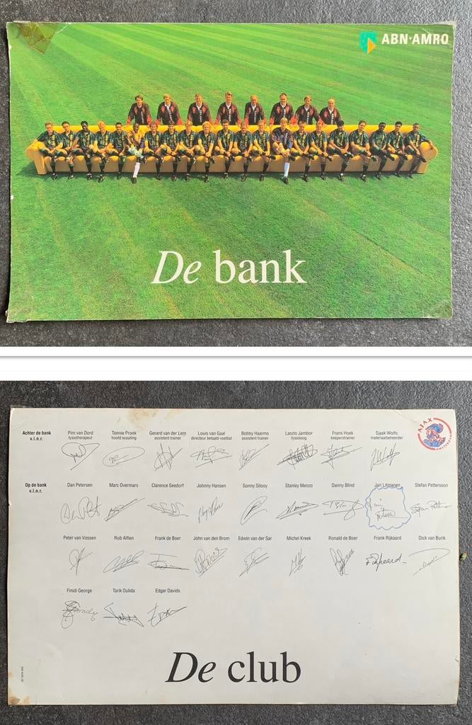 Ajax Amsterdam ABN-AMRO “De Bank”, Ophalen of Verzenden