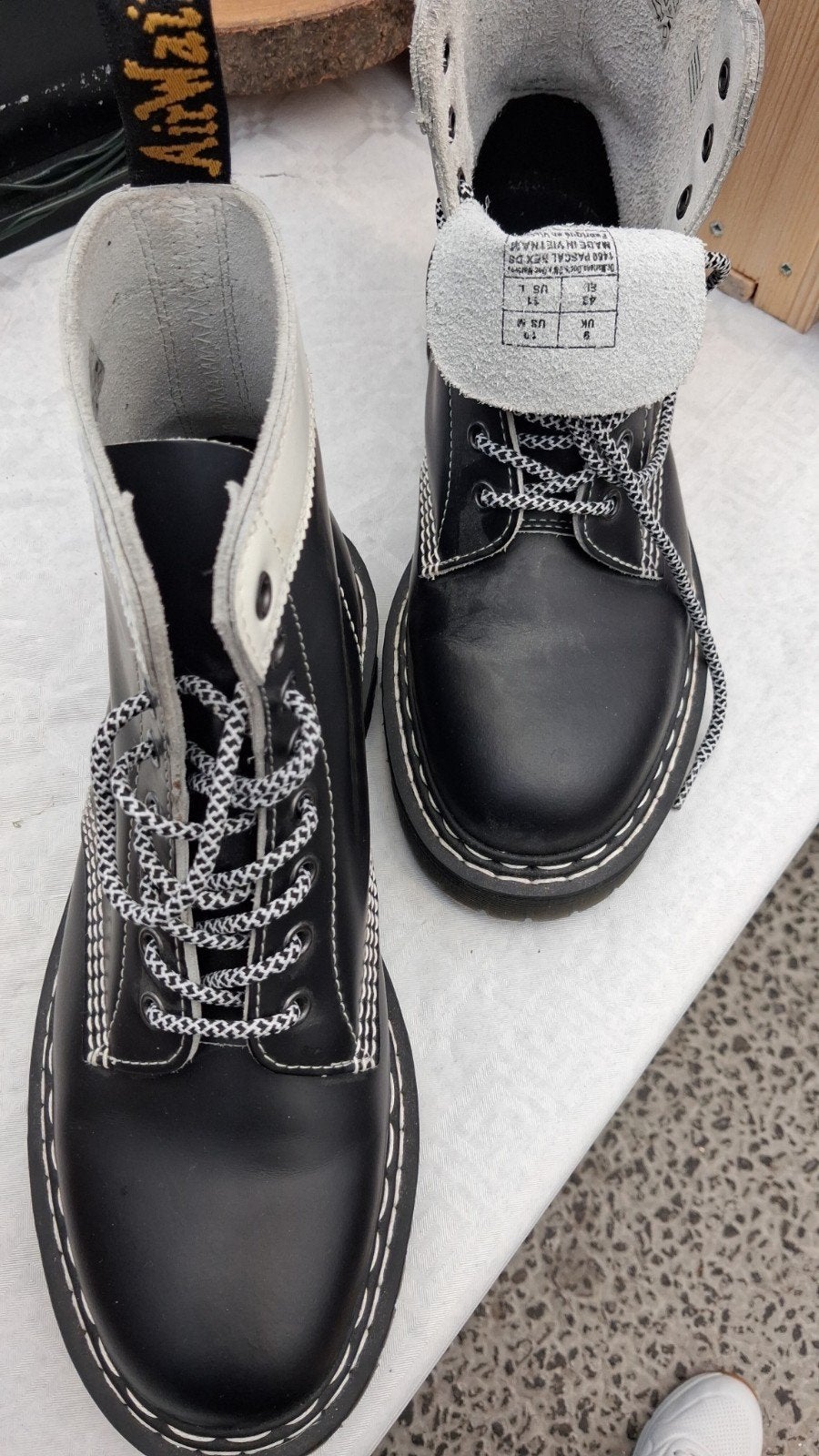 Dr. Martens 1460 Pascal Bex DS - Zwart, Ophalen, Zwart, Lage of Enkellaarzen, Dr. Martens