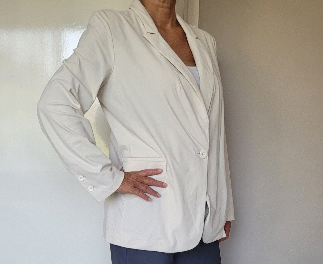 Studio Anneloes Fran Blazer XXL Kit Boyfriend colbert, Studio Anneloes, Verzenden, Wit, Maat 46/48 (XL) of groter