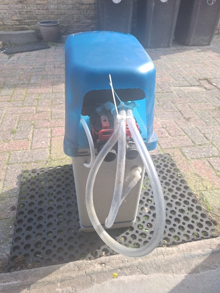 waterontharder, Ophalen, Gebruikt, Waterontharder met zout