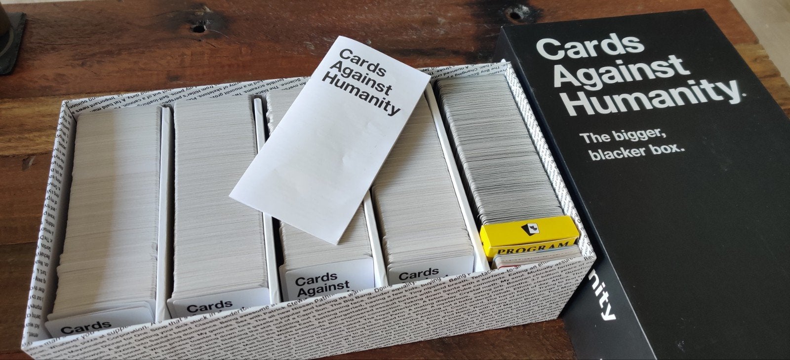 Mega Cards Against Humanity Verzameling + Uitbreidingen, Vijf spelers of meer, Ophalen of Verzenden, Gebruikt, Cards Against Humanity LLC