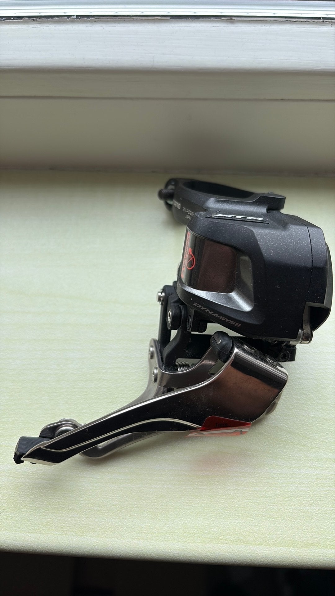 Shimano XTR DI2 FD-M9070 voorderailleur, Fietsen en Brommers, Fietsonderdelen, Ophalen of Verzenden, Zo goed als nieuw