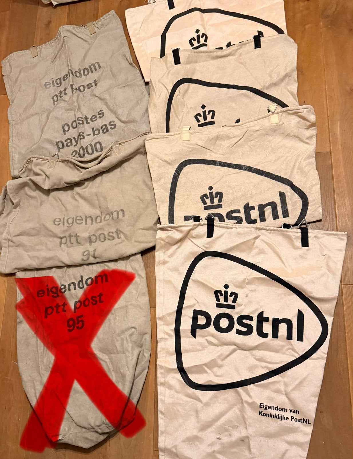 Vintage post zakken, Ophalen of Verzenden