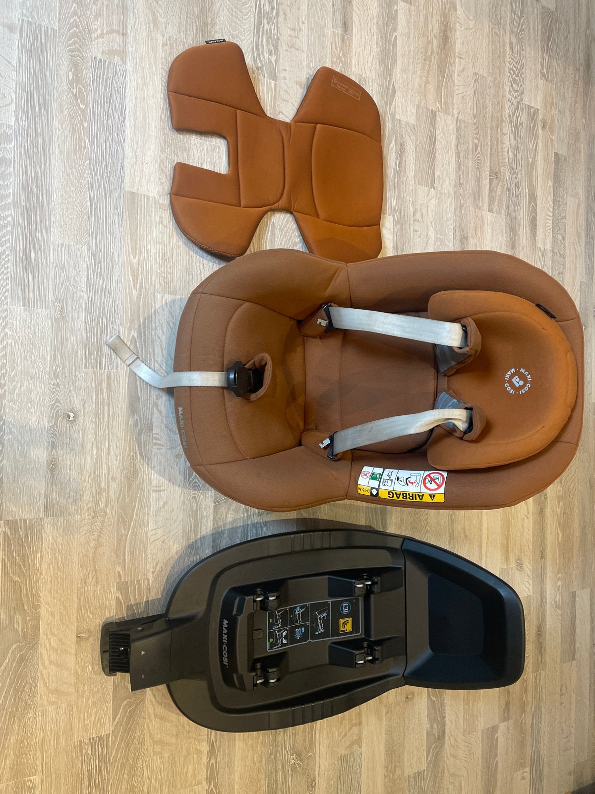 Maxi-Cosi autostoel met Isofix base - Zo goed als nieuw, Ophalen, Zijbescherming, Zo goed als nieuw, Isofix