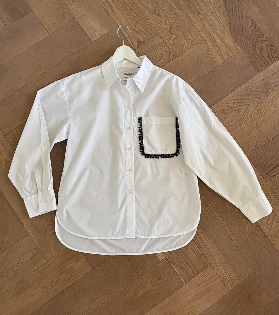 Blouse essentiel antwerp xs/s, Ophalen of Verzenden, Zo goed als nieuw, Maat 34 (XS) of kleiner, Wit
