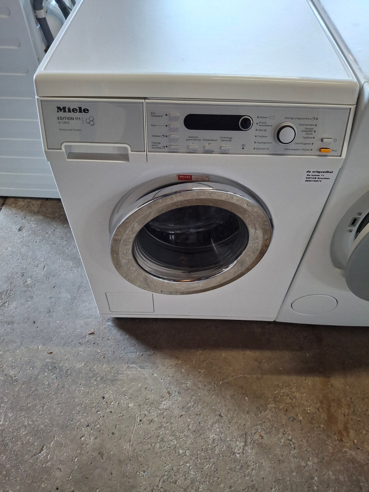 Miele W5893 WPS Edition 111 Wasmachine 8 kilo en 1600 toeren