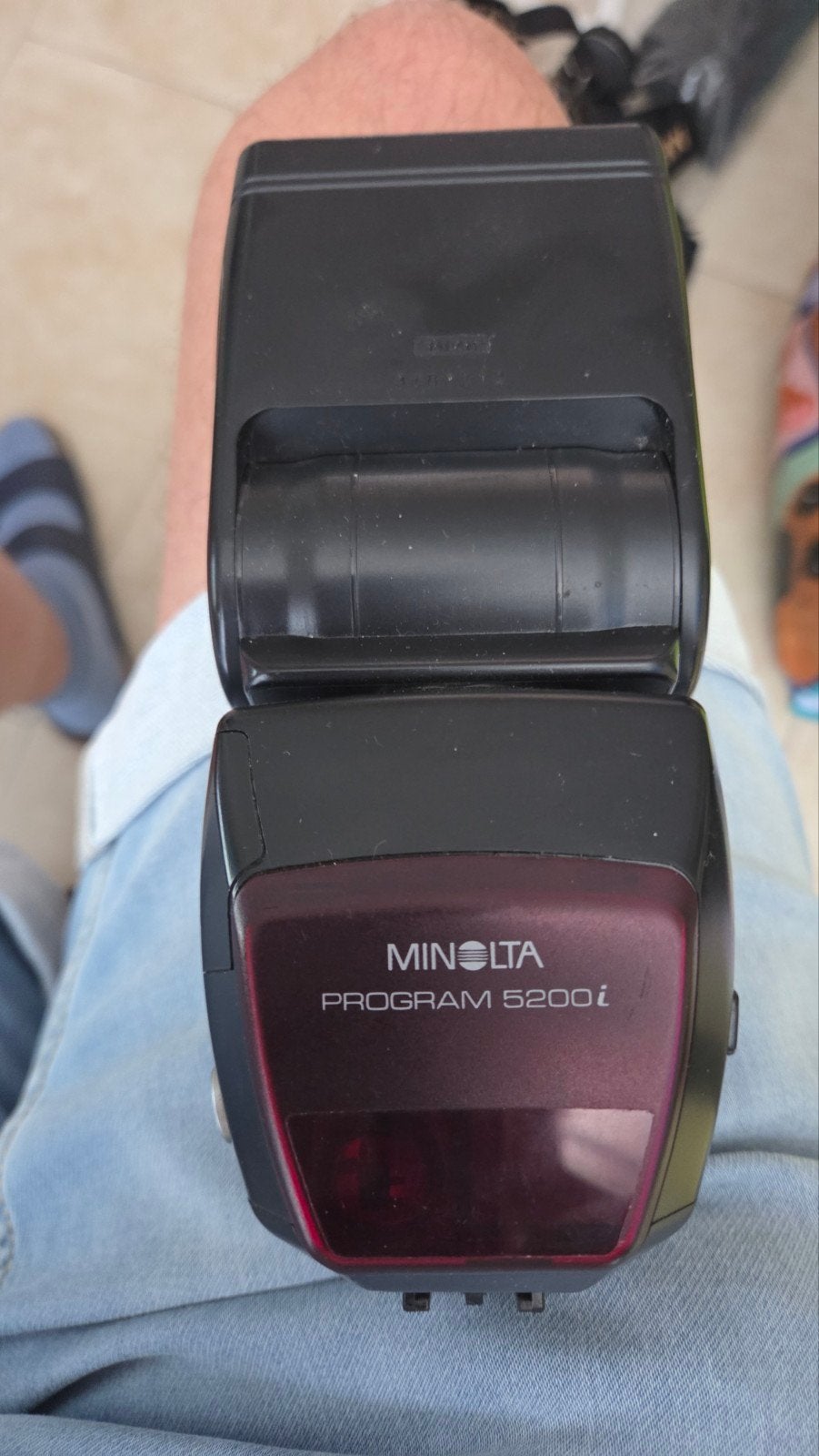Minolta Program 5200i Externe Flitser, Minolta, Externe flitser, LCD-scherm, Minolta