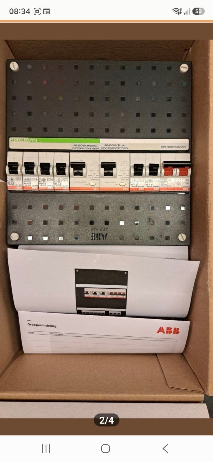 ABB Hafnorm Groepenkast met Steekautomaten, Ophalen, Nieuw, Overige typen