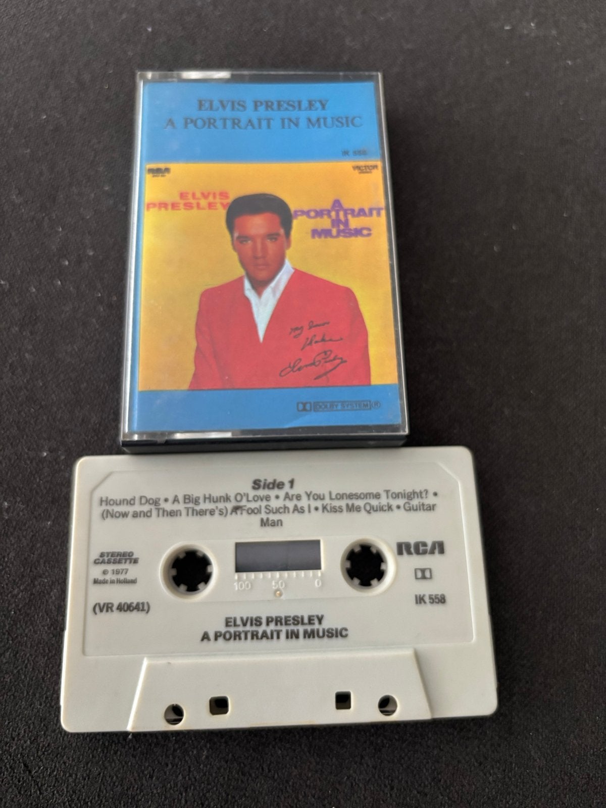 Elvis Presley - A Portrait in Music cassettebandje, Gebruikt, 1 bandje, Ophalen of Verzenden, Origineel