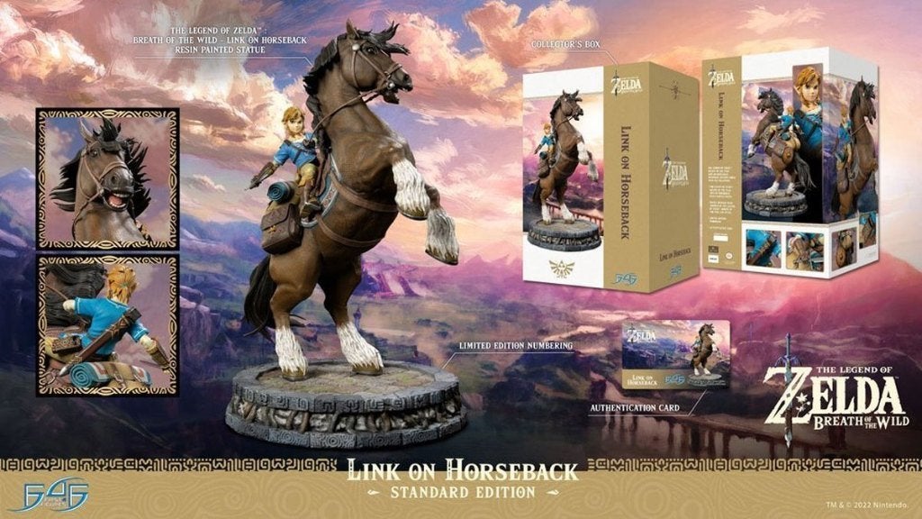 Zelda Breath of the Wild Link on Horseback First4Figures, Ophalen, Nieuw