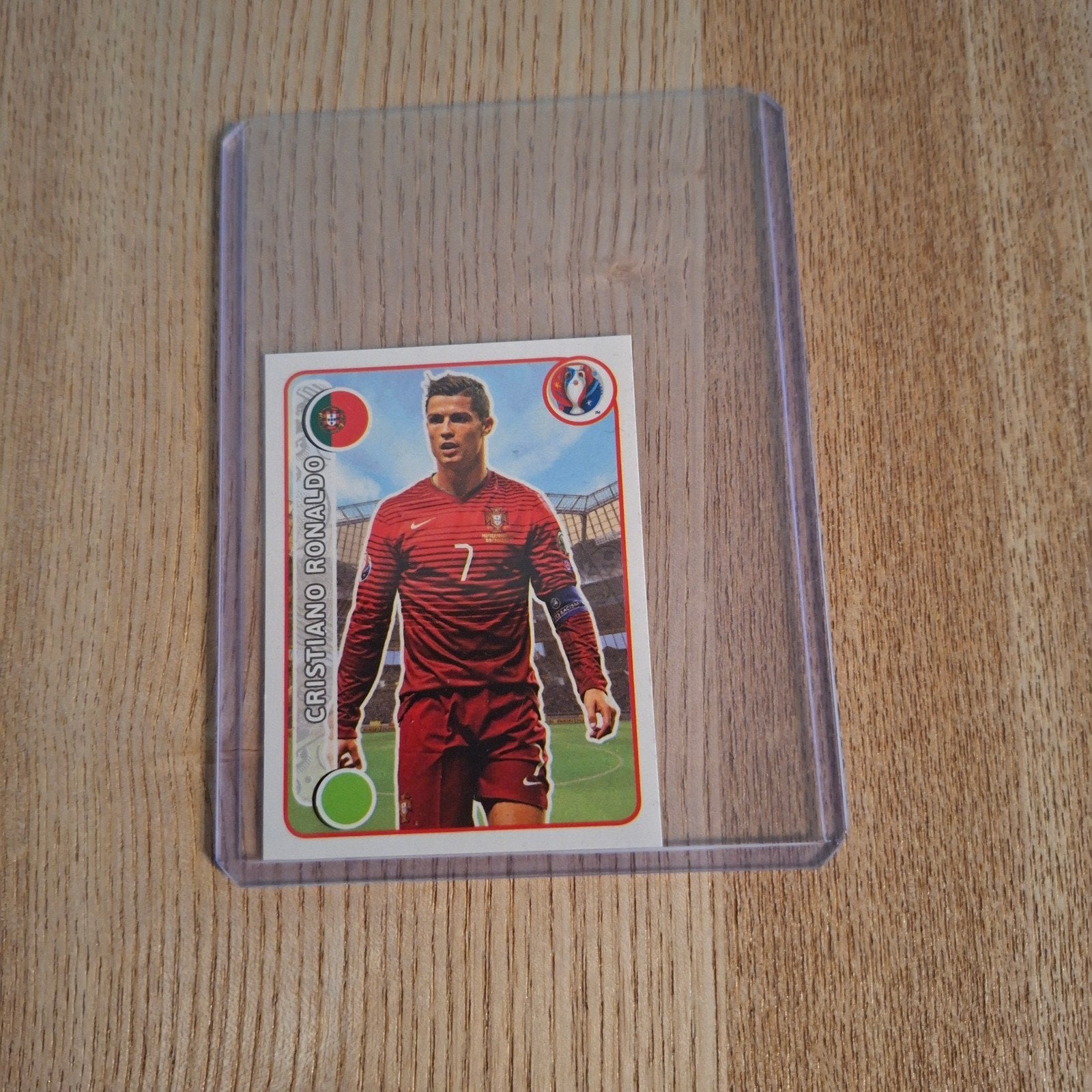 Panini plaatje Cristiano Ronaldo., Ophalen of Verzenden, Nieuw, Sticker