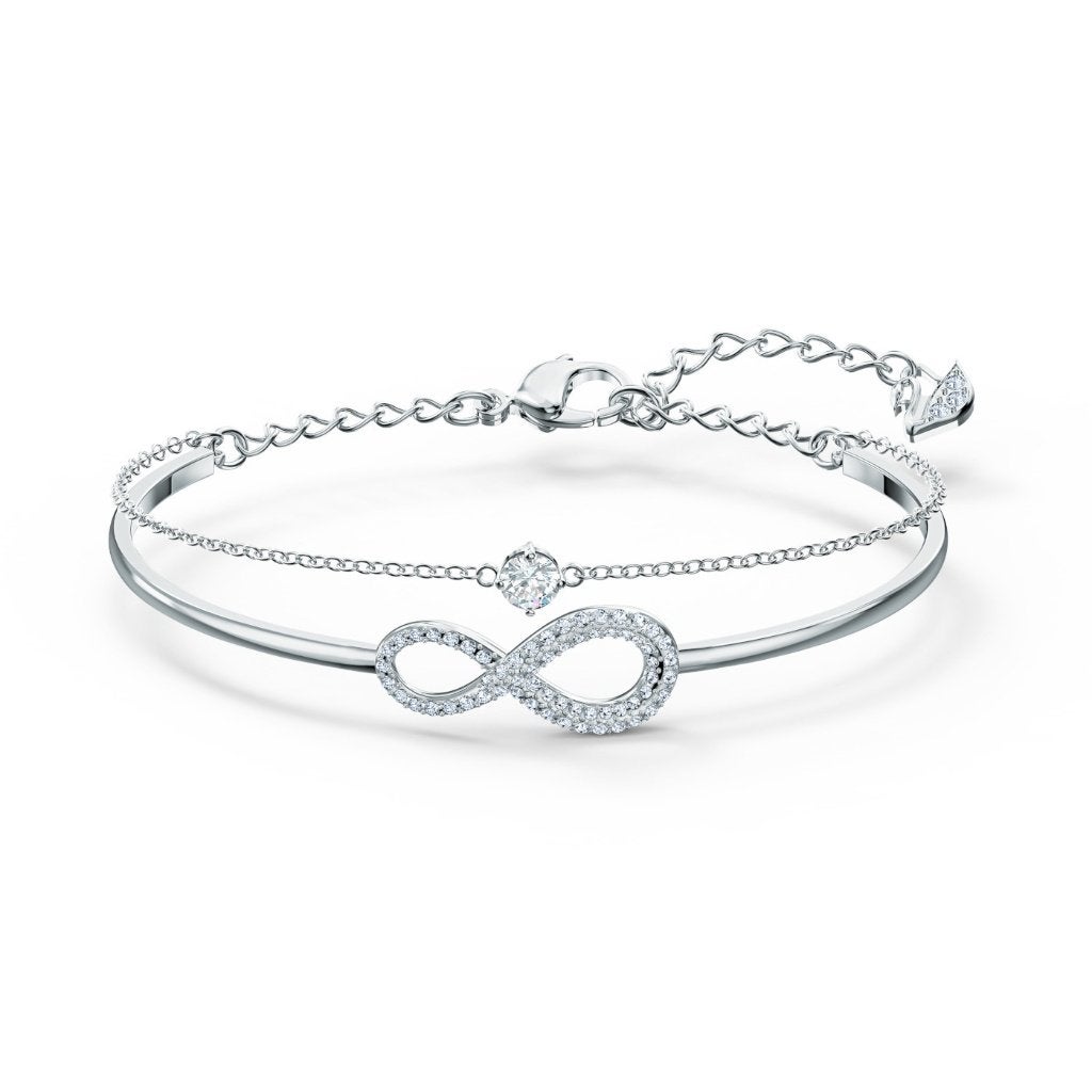 Swarovsky infinity armband, Met kristal, Overige materialen, Nieuw, Ophalen of Verzenden
