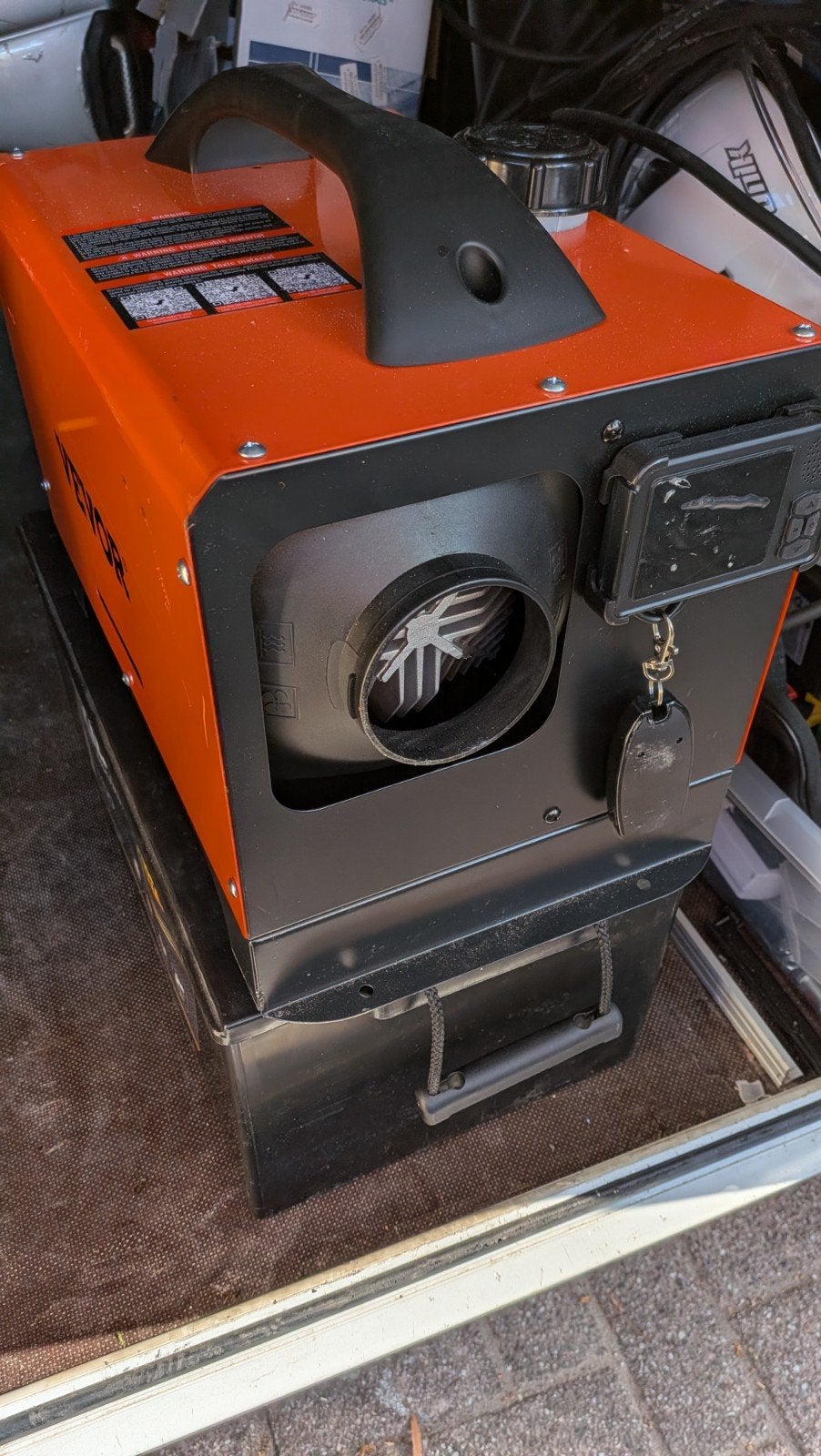 VEVOR dieselkachel / standkachel 12V all-in-one, Ophalen, Zo goed als nieuw