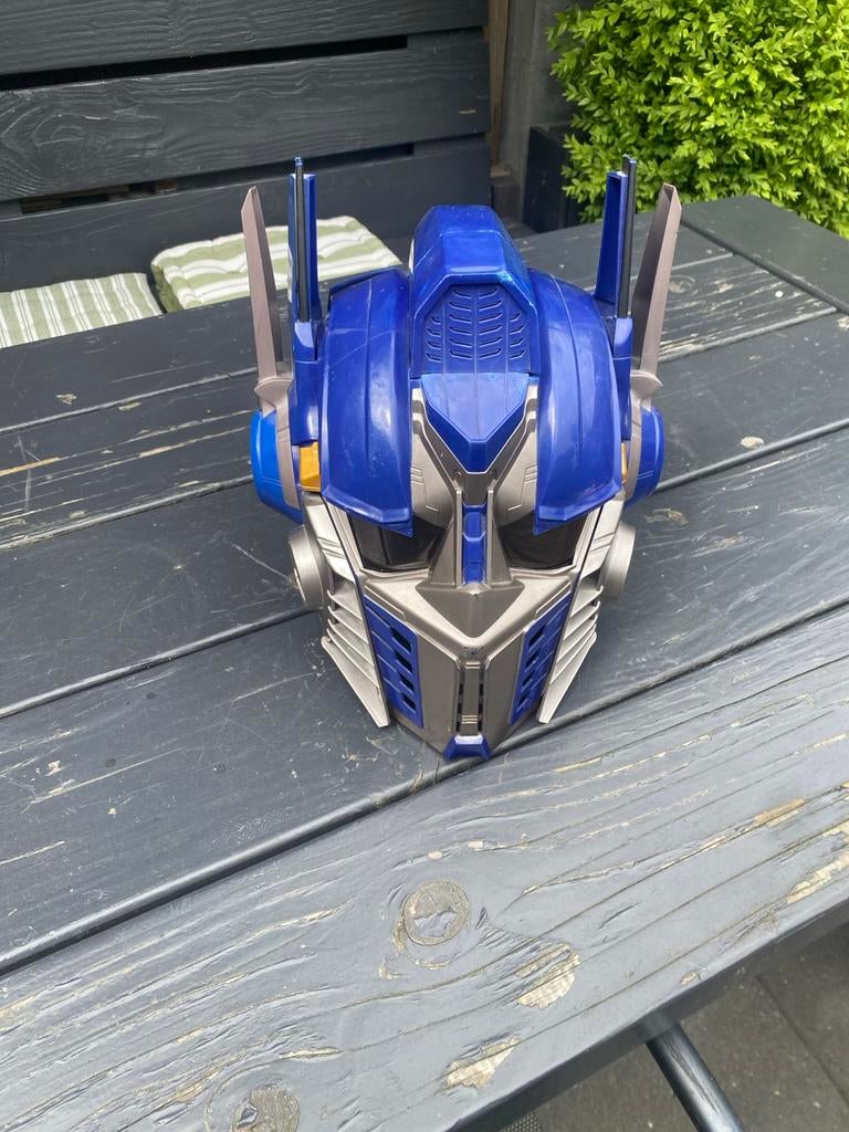 Transformers Optimus Prime Stemvervormer Masker, Ophalen of Verzenden, Gebruikt, Overige merken