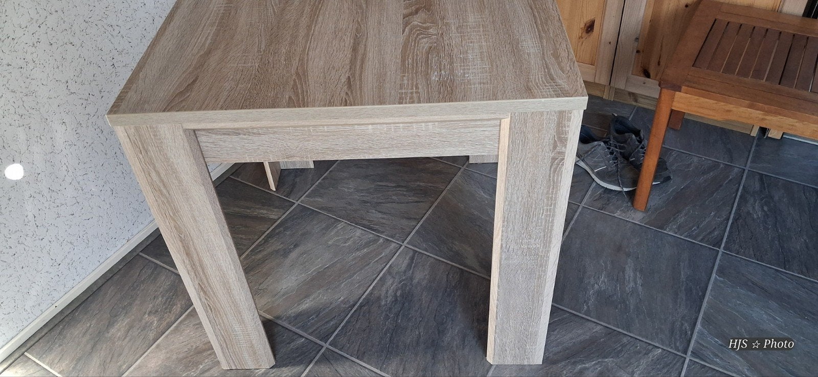 Eettafel 80 x 80 Jysk., Ophalen, 50 tot 100 cm, Vierkant, Tot twee personen