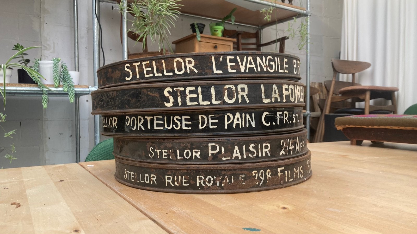 Vintage filmblikjes, Ophalen, 8mm film