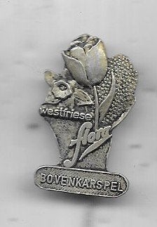 BOVENKASPEL WESTFRIESE FLORA SPELD, Ophalen of Verzenden, Gebruikt, Stad of Land, Speldje of Pin