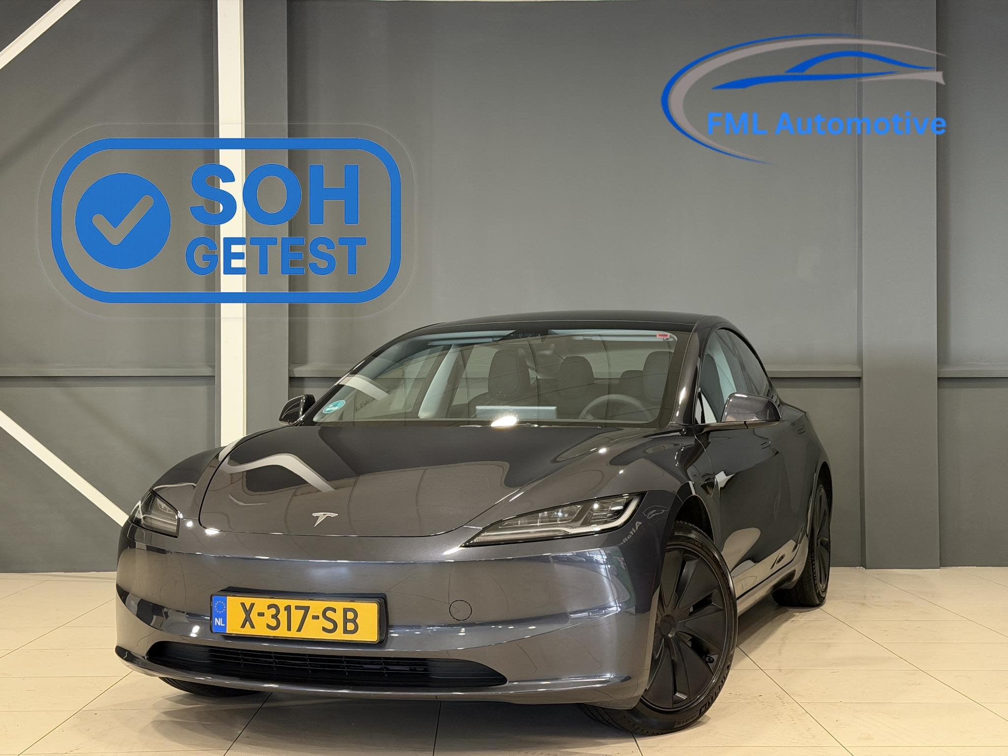 Tesla Model 3 Highland Standard Range RWD 60 kWh | SOH 94,4%, Automaat, Gebruikt, 1736 kg, Origineel Nederlands