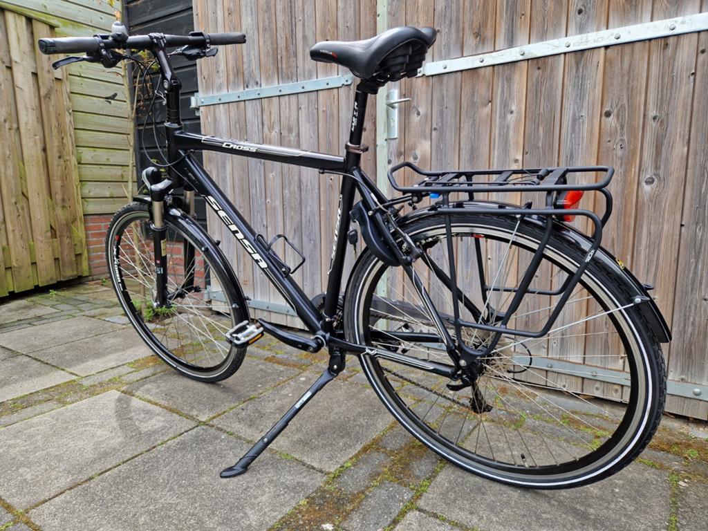 Sensa cross hybride toerfiets, 28 inch, Vering, Velgrem, Zo goed als nieuw