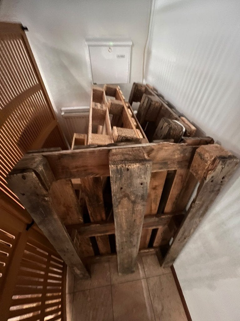 Pallets gratis op te halen, Ophalen, Gebruikt, 50 mm of meer, Pallet