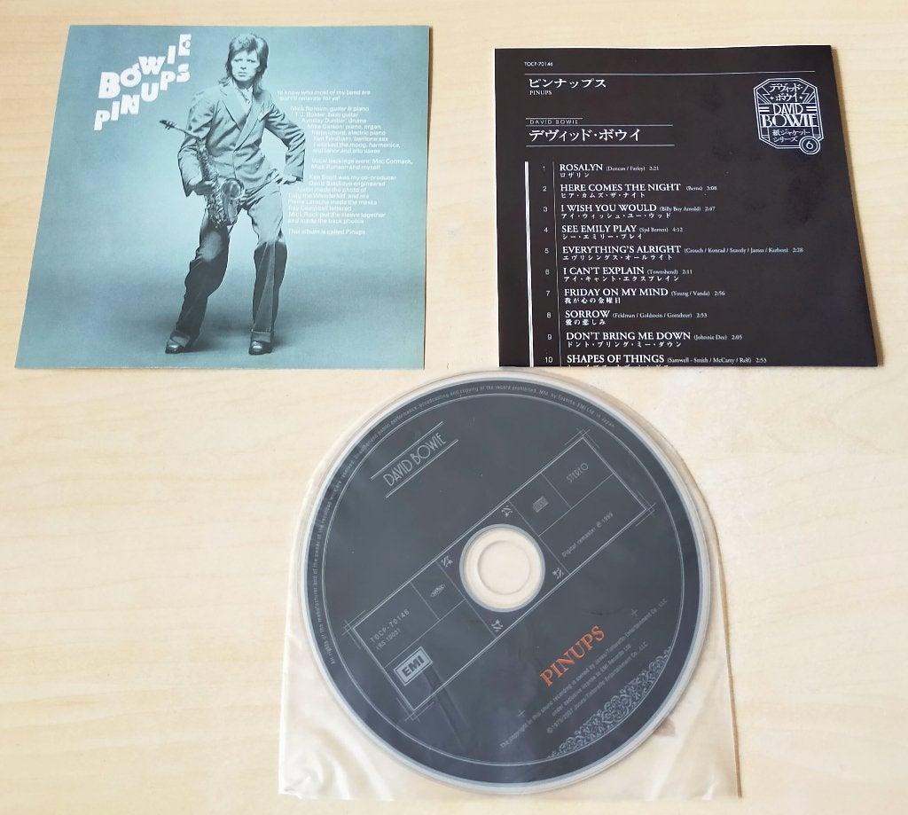 David Bowie - Pinups CD 1973/2007 Japan, Ophalen of Verzenden, Gebruikt, Poprock