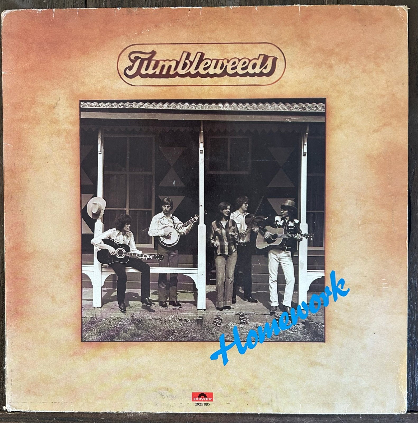 Tumbleweeds - Homework LP (1979) Country/Folk, Cd's en Dvd's, LP, Gebruikt, Originele persing, Ophalen of Verzenden