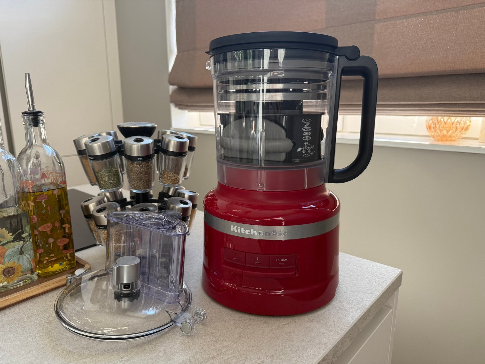 KitchenAid Foodprocessor 3,1L Keizerrood, Witgoed en Apparatuur, Keukenmixers, Zo goed als nieuw, 3 snelheden of meer, Ophalen