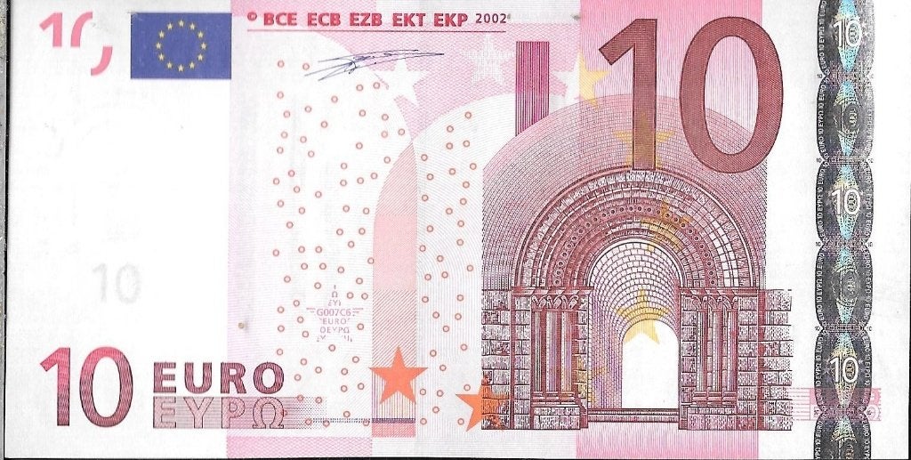 NED FDC 10 Euro biljet 1e Serie Handtekening Duisenberg., Ophalen of Verzenden, Overige landen, 10 euro, Los biljet