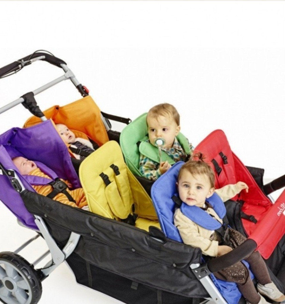 Familidoo Meerlingwagen - Ideaal voor 6 Kinderen, Gebruikt, Duowagen, Combiwagen, Ophalen