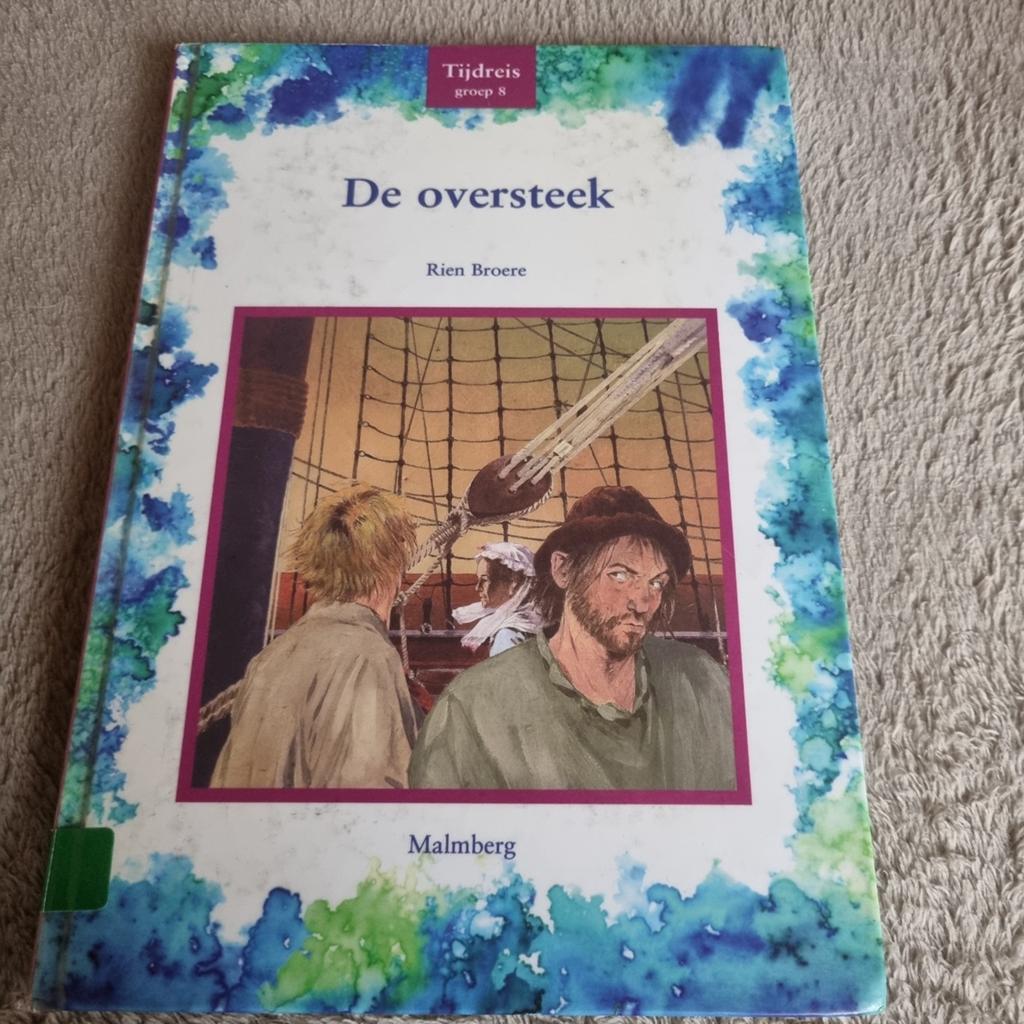De Oversteek - Tijdrreis groep 8 - Rien Broere, Ophalen of Verzenden, Gelezen, Rien Broere, Fictie algemeen