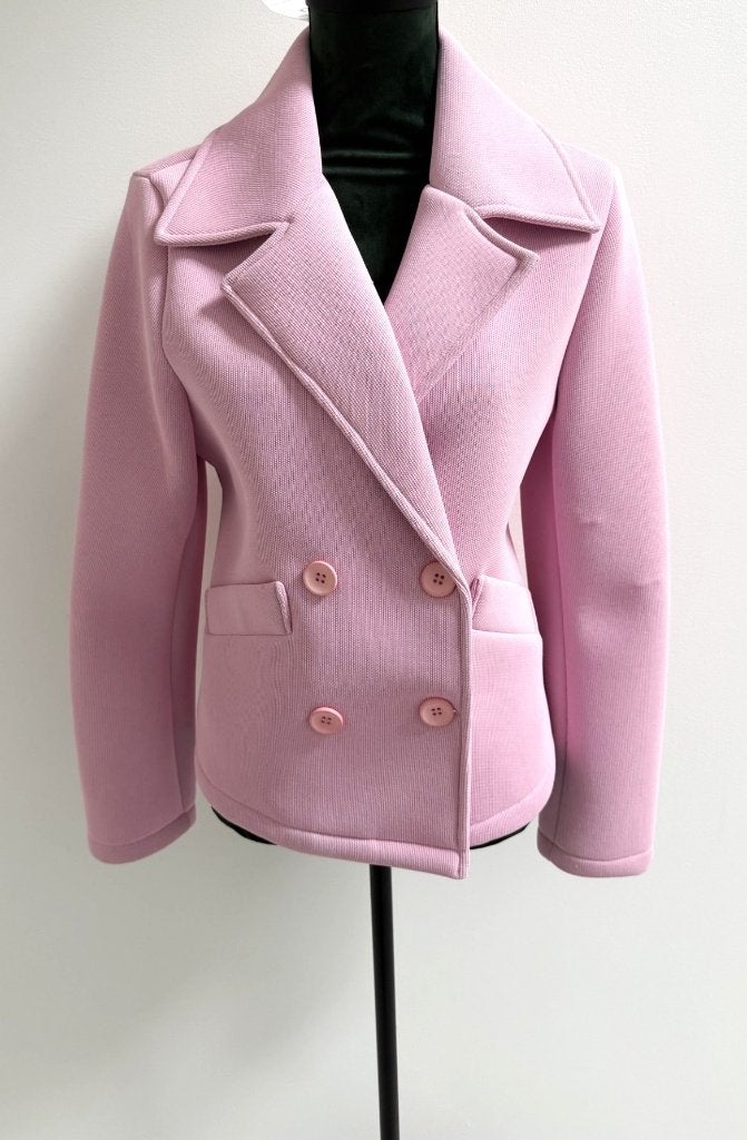 NIEUW! Maya scuba (tussen) jas trenchcoat roze one size, Maat 38/40 (M), Verzenden, Maya, Nieuw
