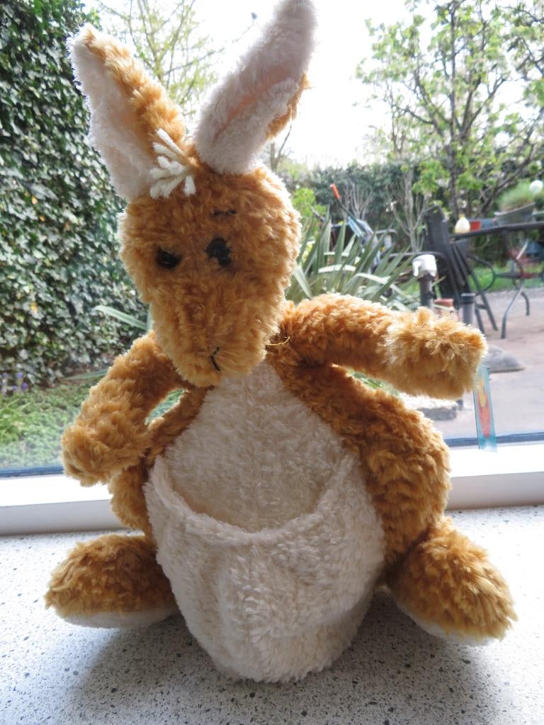 Mollige kangoeroe kangaroe merk JoyToy Jurjen de Vries, Kinderen en Baby's, Speelgoed | Knuffels en Pluche, Overige typen, Ophalen of Verzenden