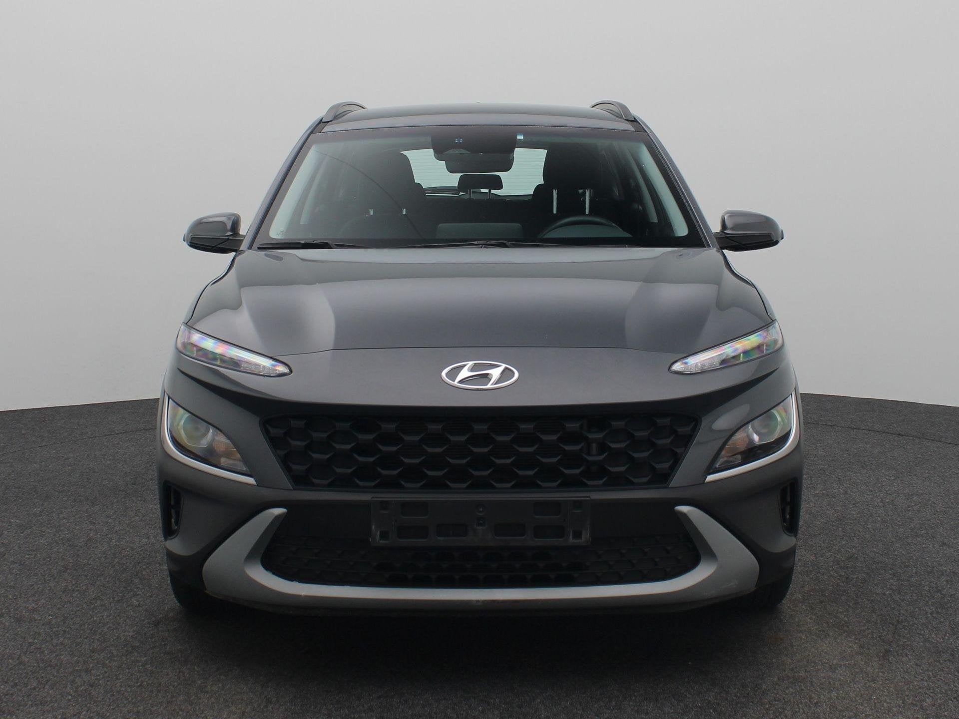 Hyundai Kona 1.6 GDI HEV Comfort Smart Automaat | Navigatie, Auto's, Stof, Euro 6, Wit, SUV of Terreinwagen