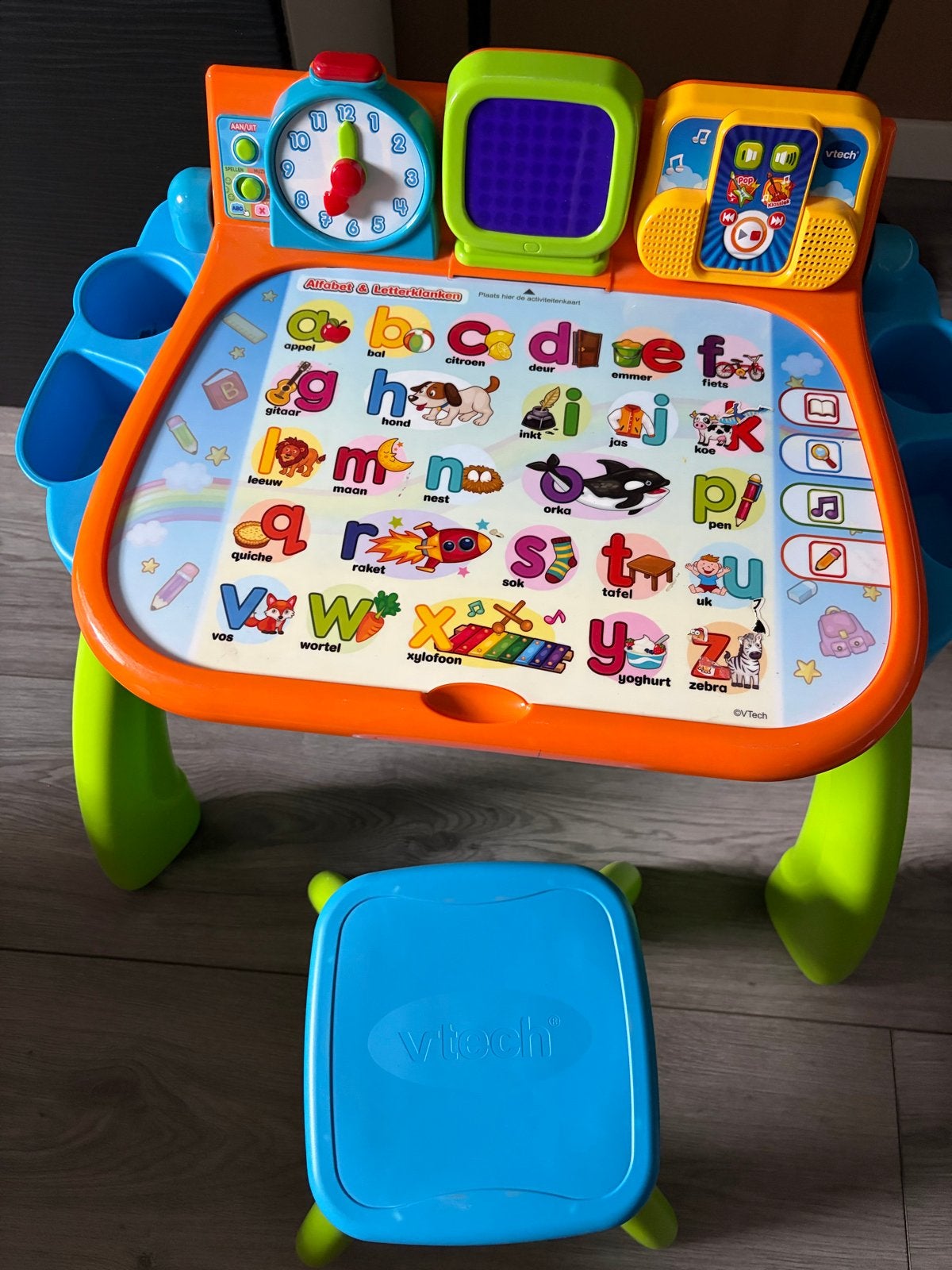 VTech 3-in-1 Magische Speel- en Leertafel met Krukje, Ophalen of Verzenden, Gebruikt, 2 tot 4 jaar