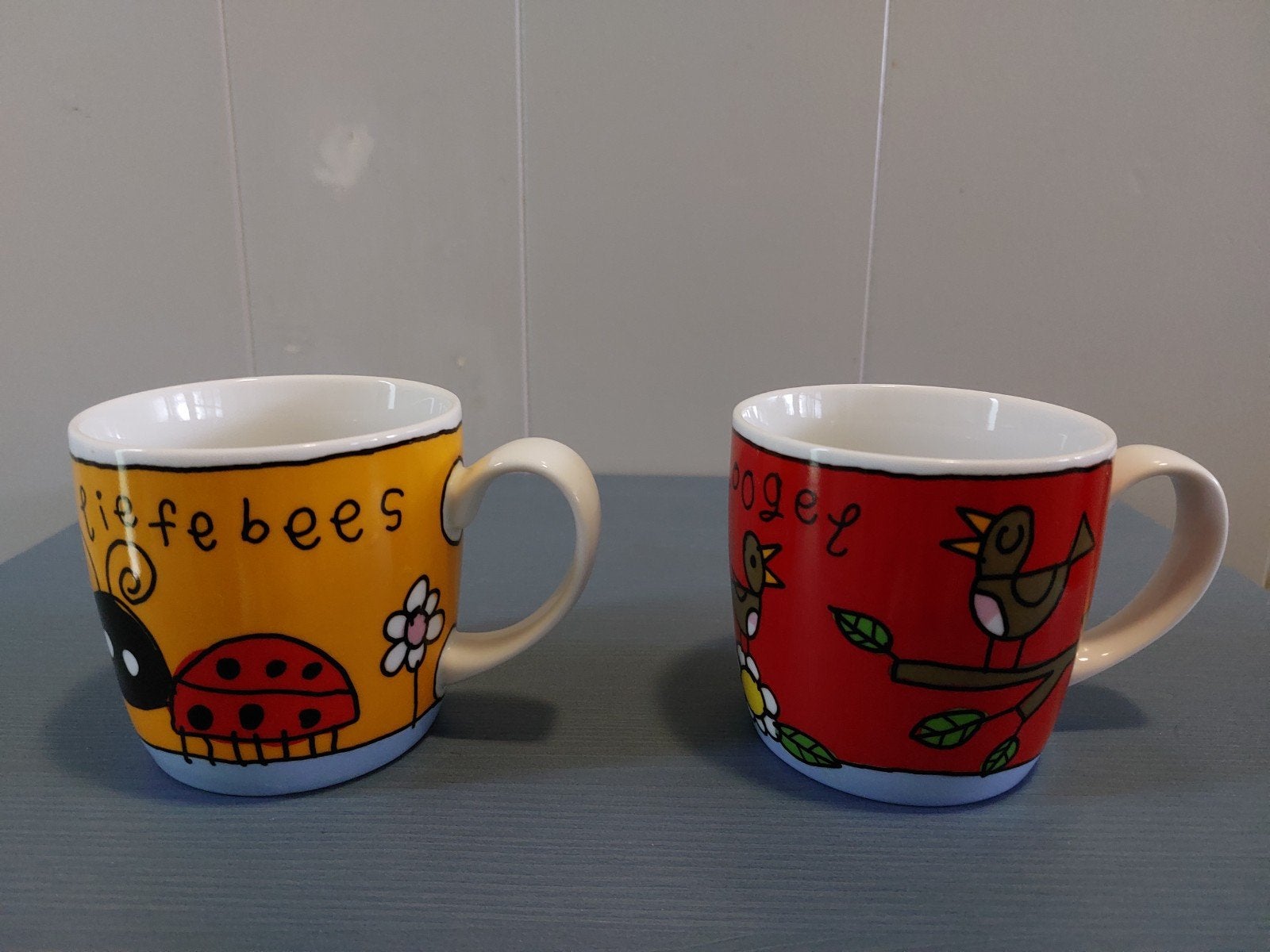 Douwe Egberts Mokken Babette Harms Zgan, Huis en Inrichting, Keuken | Servies, Ophalen, Overige merken, Zo goed als nieuw, Overige stijlen