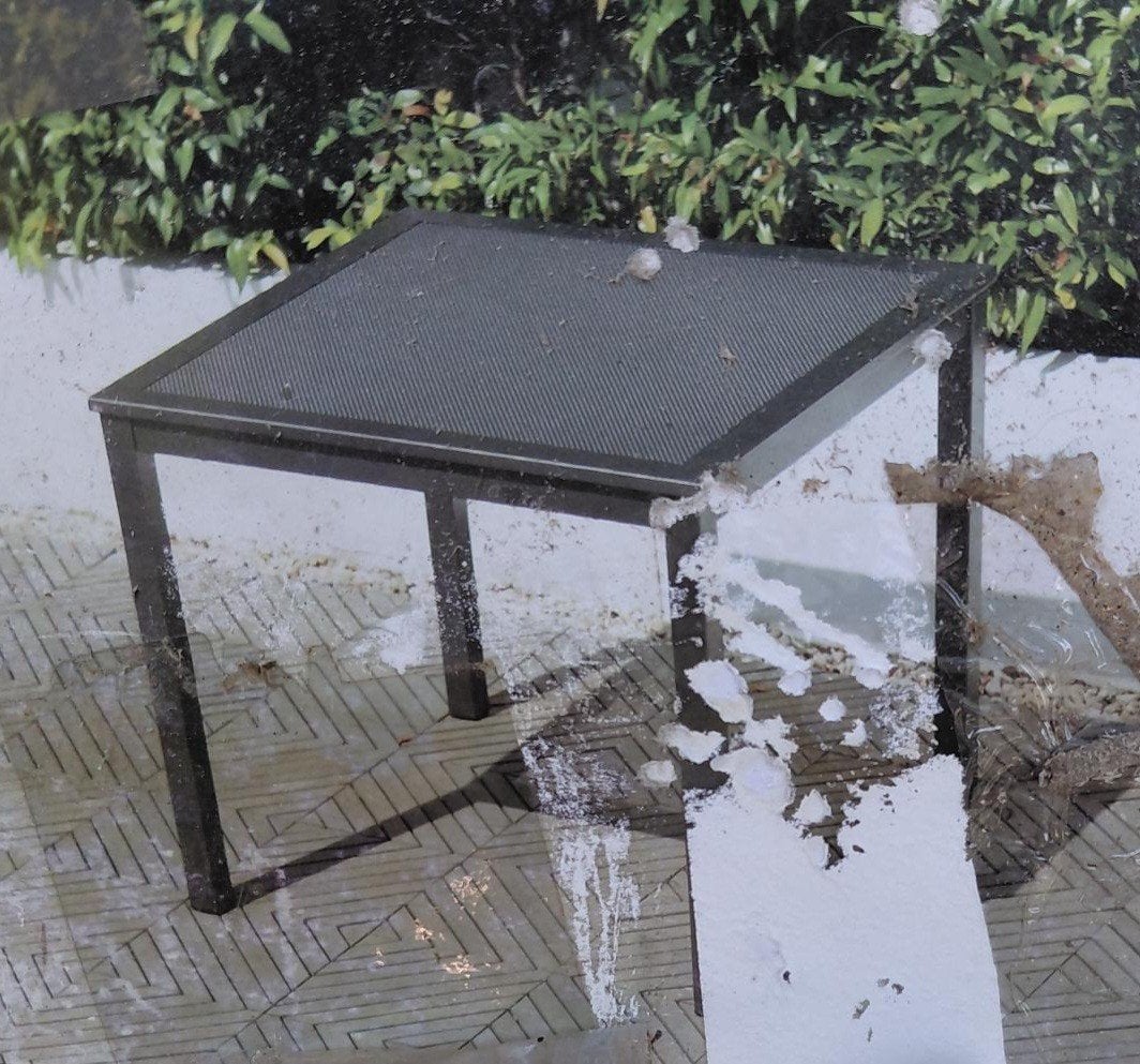 Tuintafel metaal, Tuin en Terras, Ophalen, Rechthoekig, Metaal